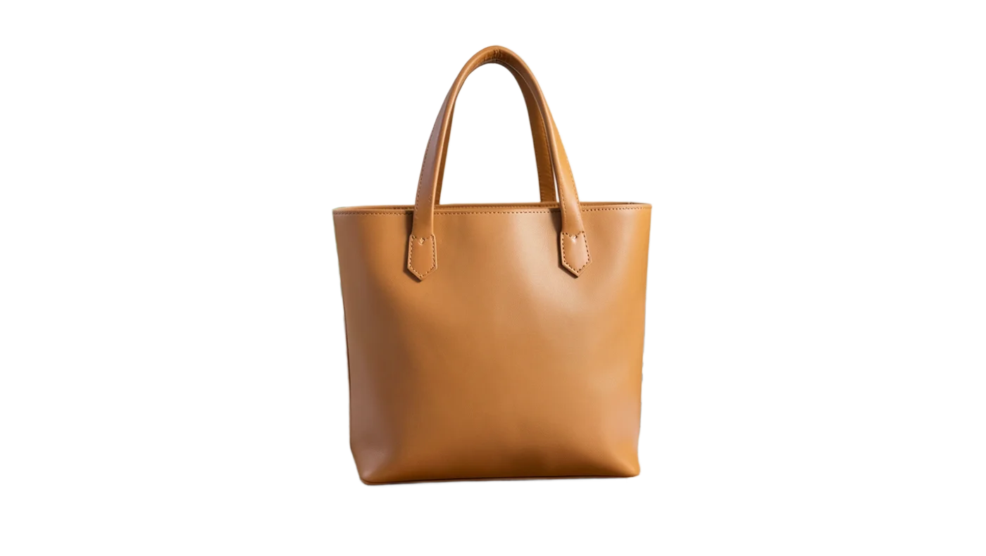 The same tote bag cut out on a transparent background